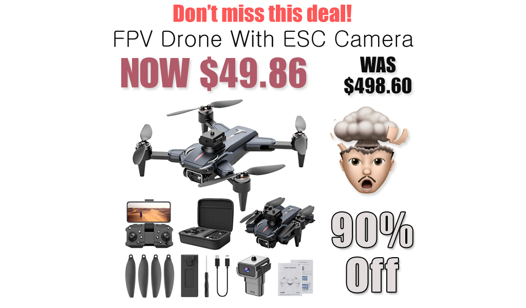 FPV Drone With ESC Camera Only $49.86 on Amazon (Regularly $498.60)