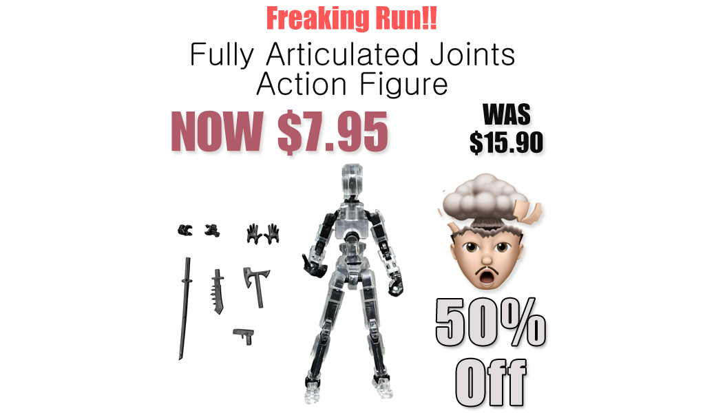 Fully Articulated Joints Action Figure Only $7.95 Shipped on Amazon (Regularly $15.90)