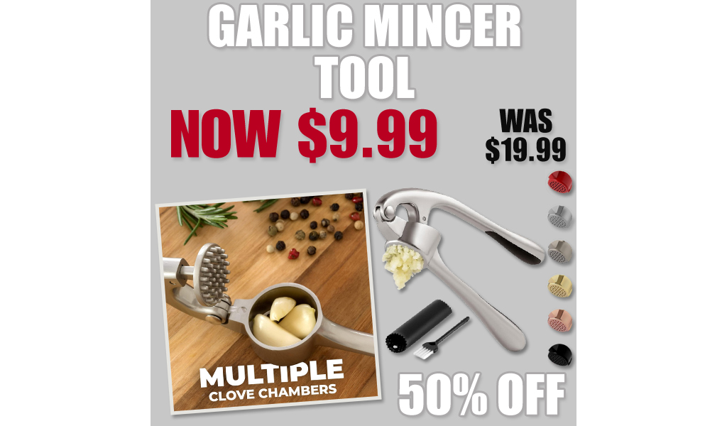 Garlic Mincer Tool Only $9.99 Shipped on Amazon (Regularly $19.99)
