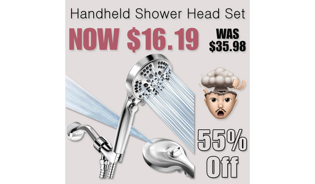 Handheld Shower Head Set Only $16.19 Shipped on Amazon (Regularly $35.98)