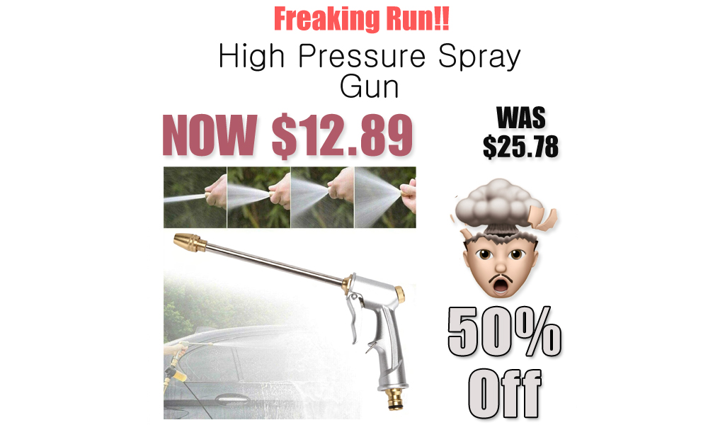 High Pressure Spray Gun Only $12.89 Shipped on Amazon (Regularly $25.78)