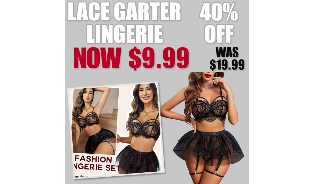 Lace Garter Lingerie Only $9.99 Shipped on Amazon (Regularly $19.99)