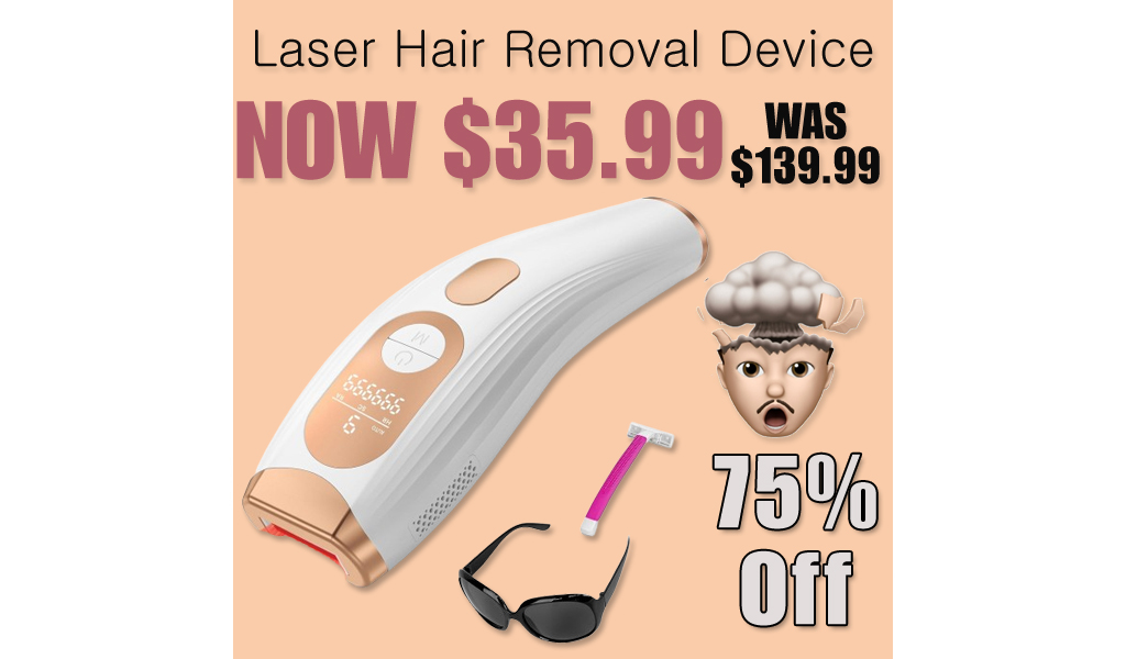 Laser Hair Removal Device Only $35.99 Shipped on Amazon (Regularly $139.99)