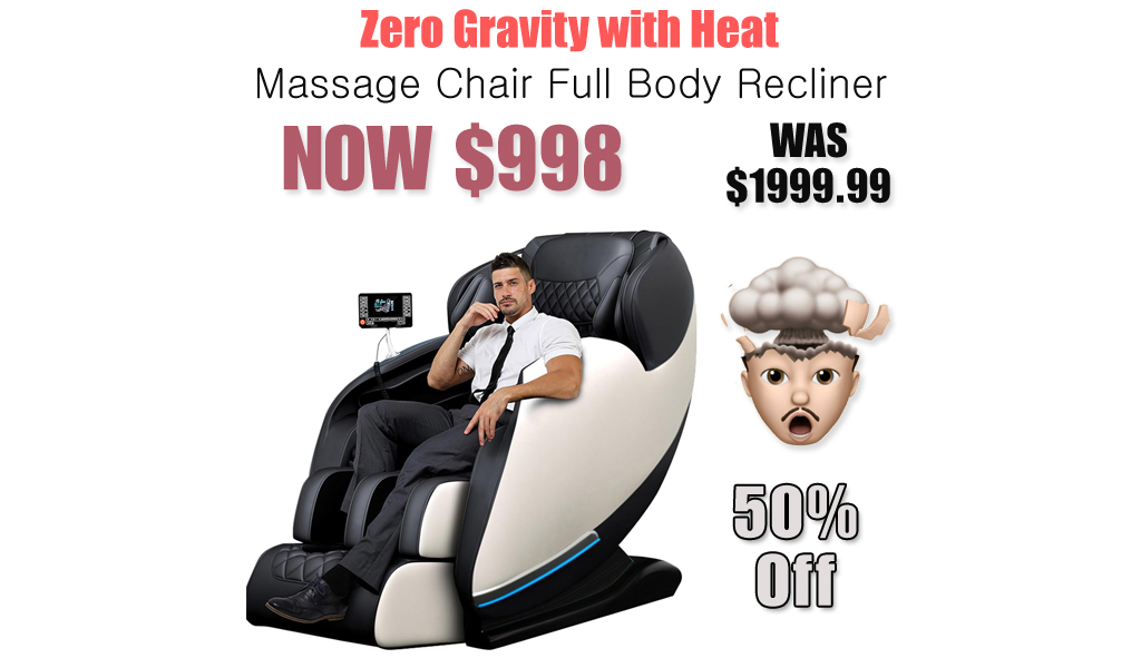 Massage Chair Full Body Recliner JUST $998 on Amazon (Regularly $1999.99)