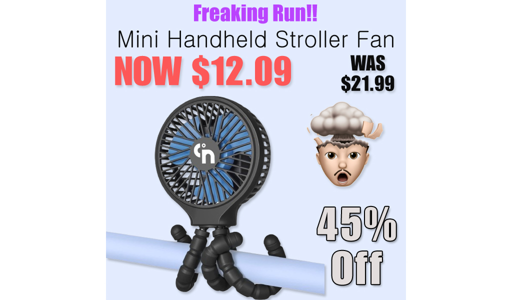 Mini Handheld Stroller Fan Only $12.09 Shipped on Amazon (Regularly $21.99)