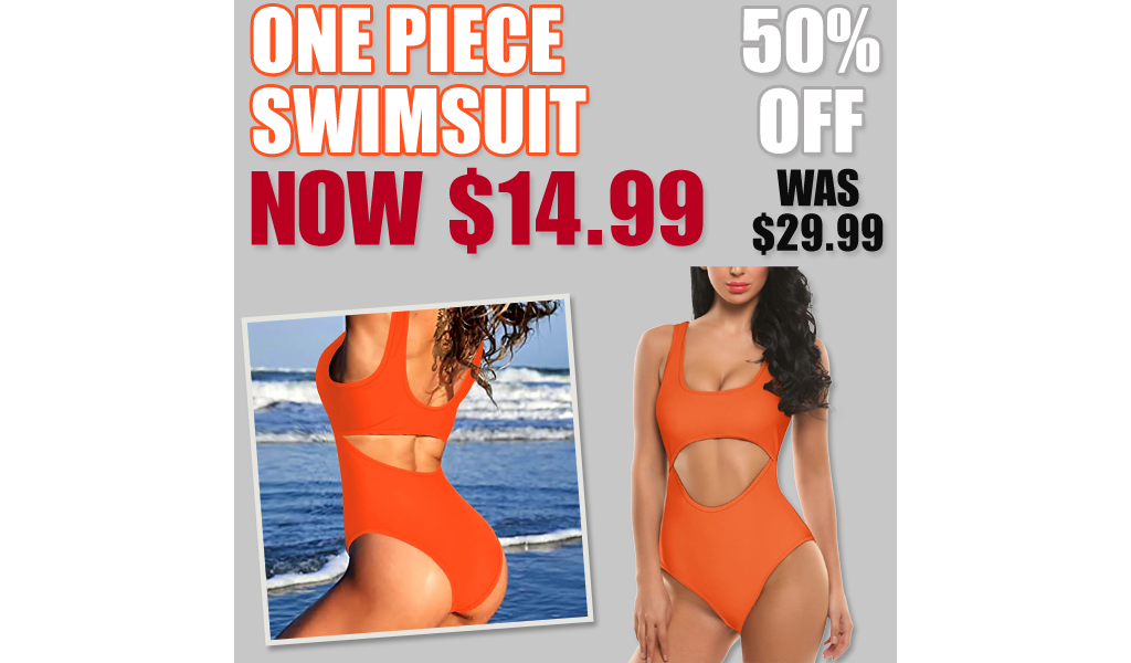 One Piece Swimsuit Only $14.99 Shipped on Amazon (Regularly $29.99)