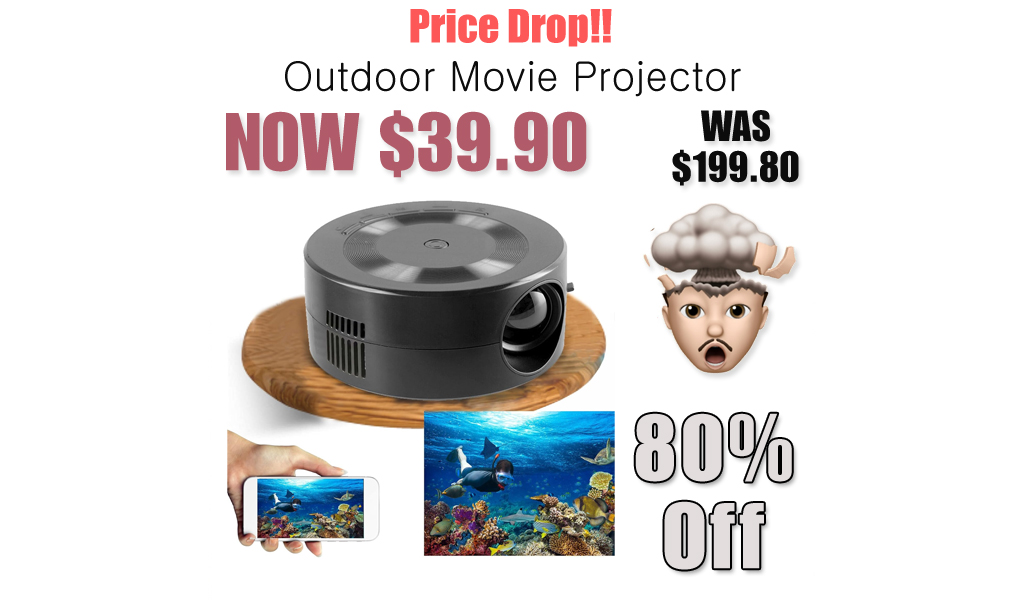 Outdoor Movie Projector Only $39.90 Shipped on Amazon (Regularly $199.80)