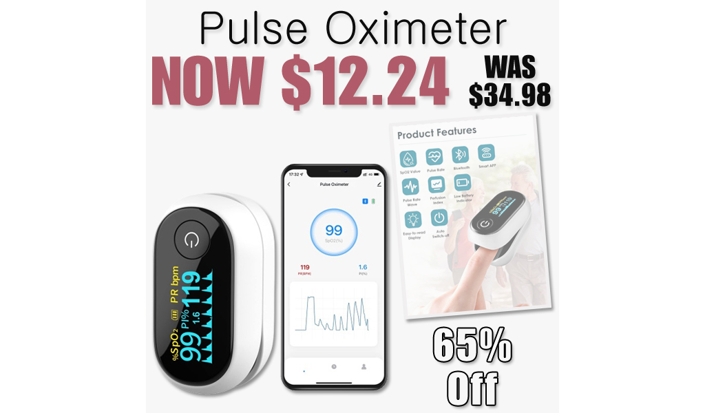 Pulse Oximeter Only $12.24 Shipped on Amazon (Regularly $34.98)