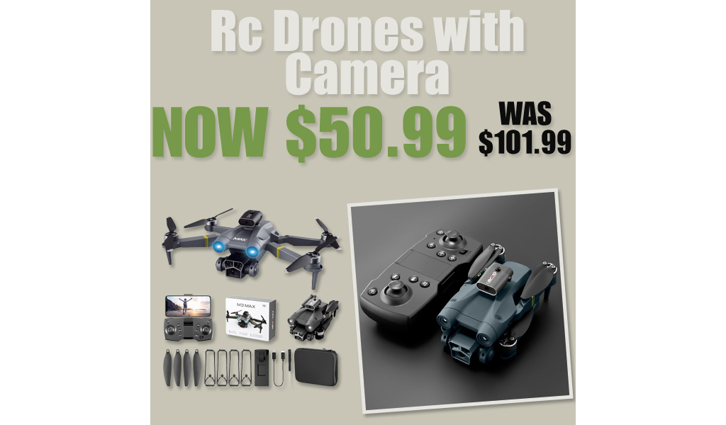 Rc Drones with Camera Only $50.99 Shipped on Amazon (Regularly $101.99)