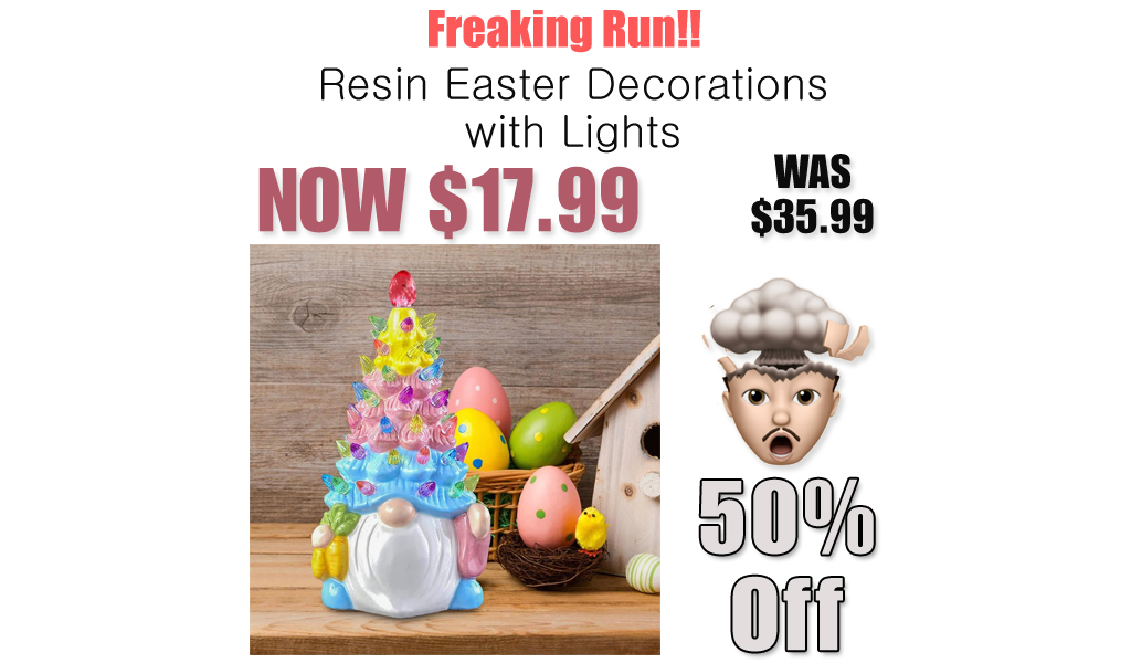 Resin Easter Decorations with Lights Only $17.99 Shipped on Amazon (Regularly $35.99)