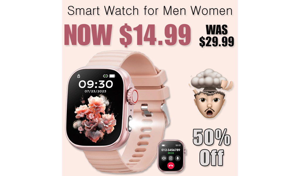 Smart Watch for Men Women Only $14.99 Shipped on Amazon (Regularly $29.99)
