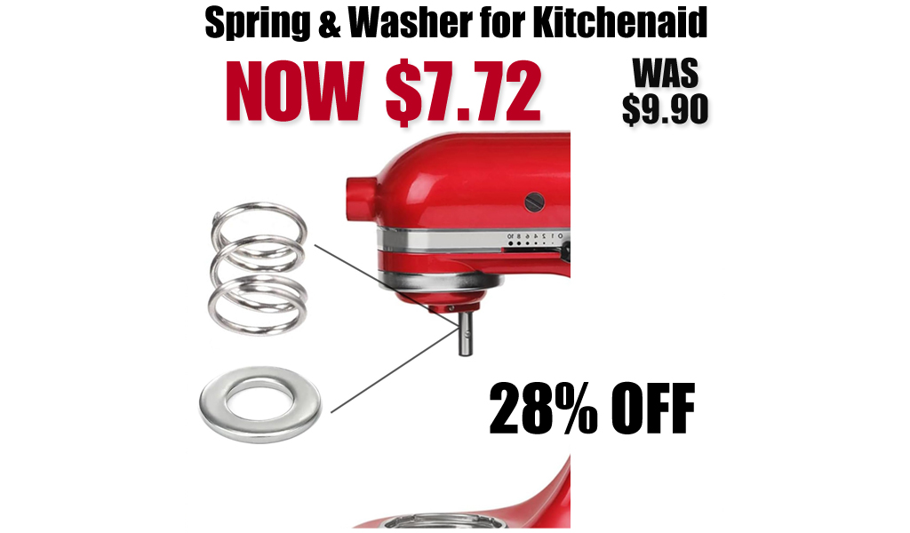 Spring and Washer for Kitchenaid Only $7.72 Shipped on Amazon (Regularly $9.90)