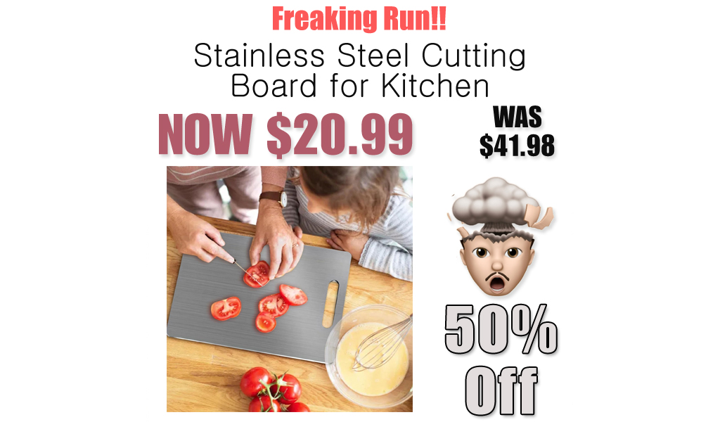 Stainless Steel Cutting Board for Kitchen Only $20.99 Shipped on Amazon (Regularly $41.98)