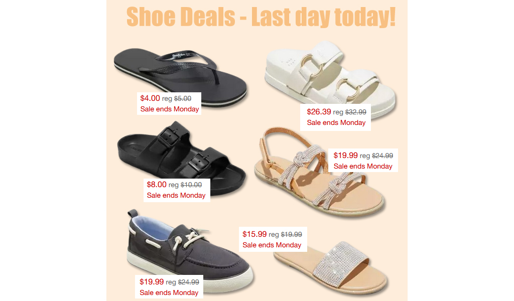 Target 4-Day Shoe Sale!