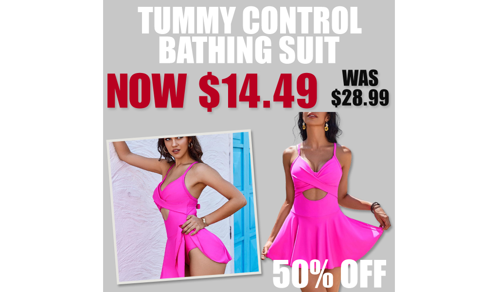 Tummy Control Bathing Suit Only $14.49 Shipped on Amazon (Regularly $28.99)