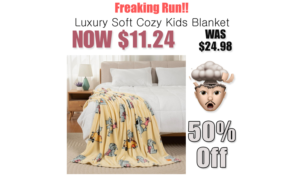 VelvetLoft Luxury Soft Cozy Kids Blanket Only $11.24 Shipped on Amazon (Regularly $24.98)