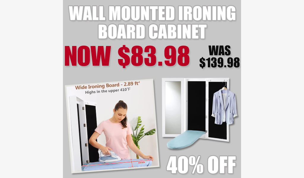 Wall Mounted Ironing Board Cabinet