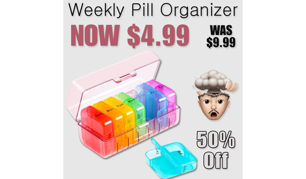 Weekly Pill Organizer Only $4.99 Shipped on Amazon (Regularly $9.99)