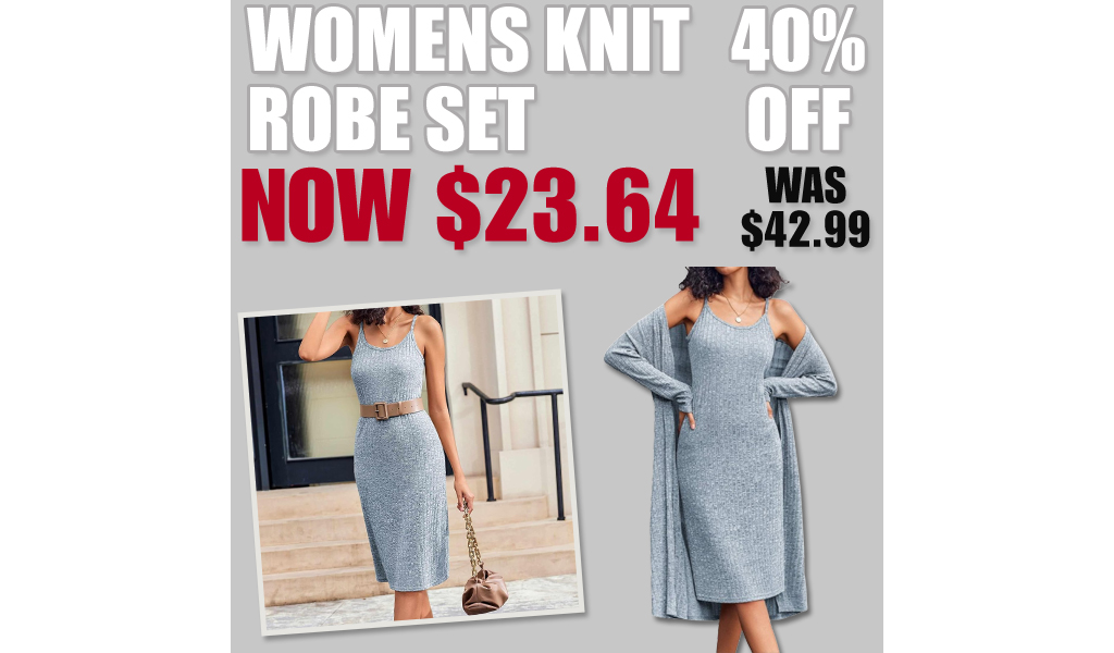 Womens Knit Robe Set Only $23.64 Shipped on Amazon (Regularly $42.99)