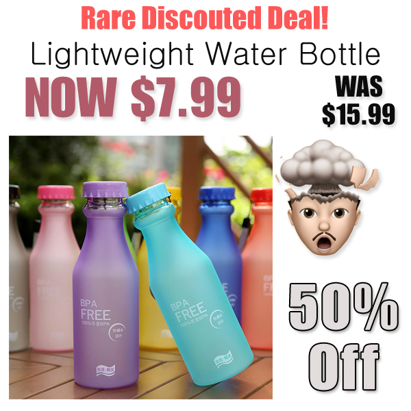 Lightweight Water Bottle Only $7.99 Shipped on Amazon (Regularly $15.99)