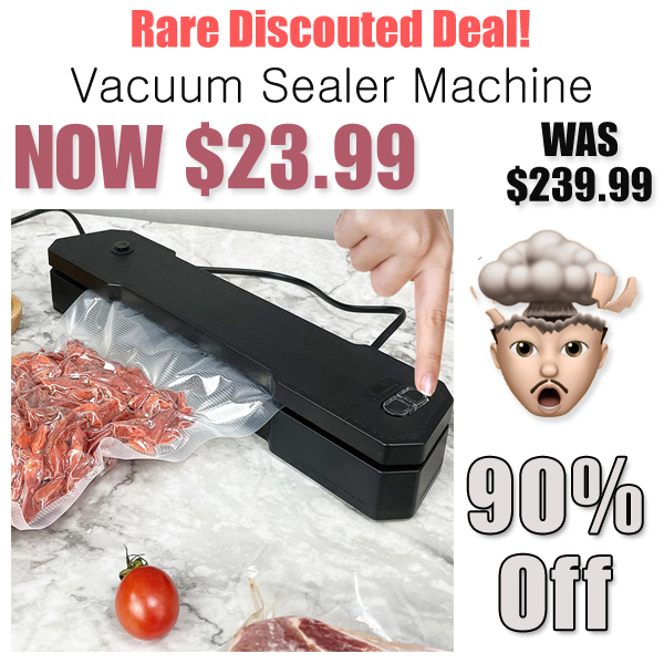 Vacuum Sealer Machine Only $23.99 Shipped on Amazon (Regularly $239.99)