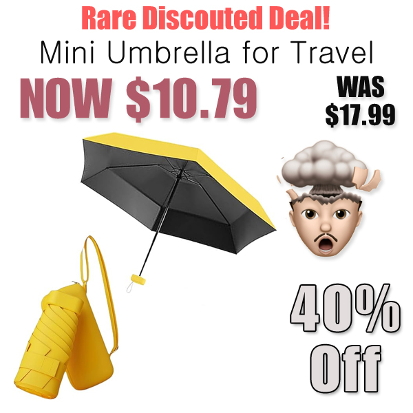Mini Umbrella for Travel Only $10.79 Shipped on Amazon (Regularly $17.99)