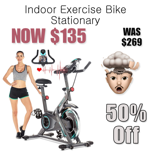 Indoor Exercise Bike Stationary Only $135 Shipped on Amazon (Regularly $269)