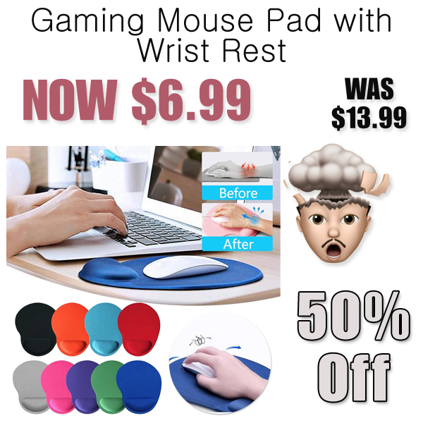 Gaming Mouse Pad with Wrist Rest Only $6.99 Shipped on Amazon (Regularly $13.99)
