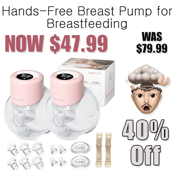 Hands-Free Breast Pump for Breastfeeding Only $47.99 Shipped on Amazon (Regularly $79.99)