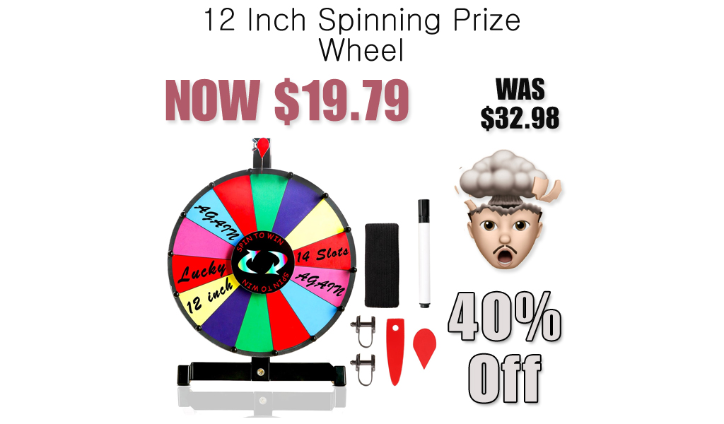12 Inch Spinning Prize Wheel Only $19.79 Shipped on Amazon (Regularly $32.98)