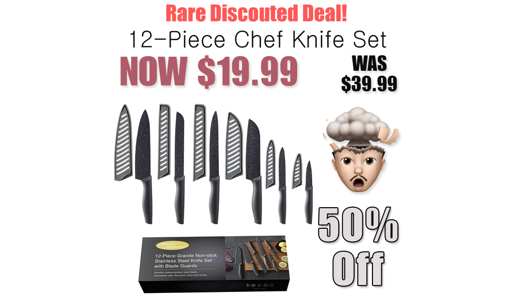 12-Piece Chef Knife Set Only $19.99 Shipped on Amazon (Regularly $39.99)