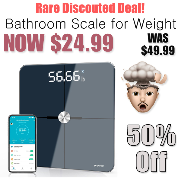 Bathroom Scale for Weight Only $24.99 Shipped on Amazon (Regularly $49.99)