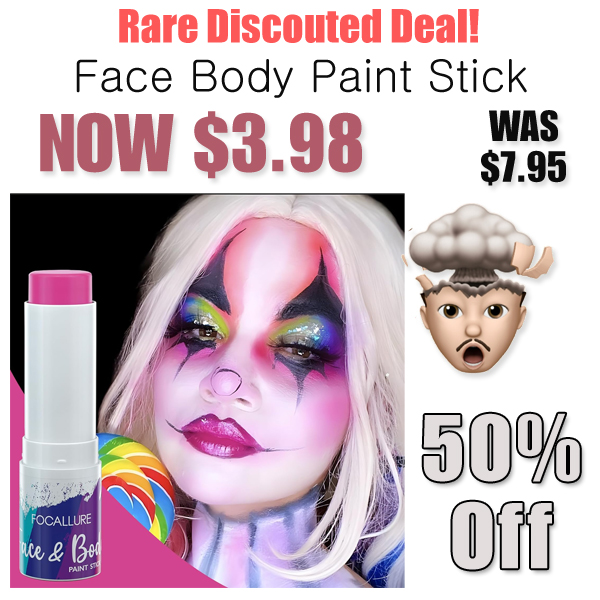 Face Body Paint Stick Only $3.98 Shipped on Amazon (Regularly $7.95)