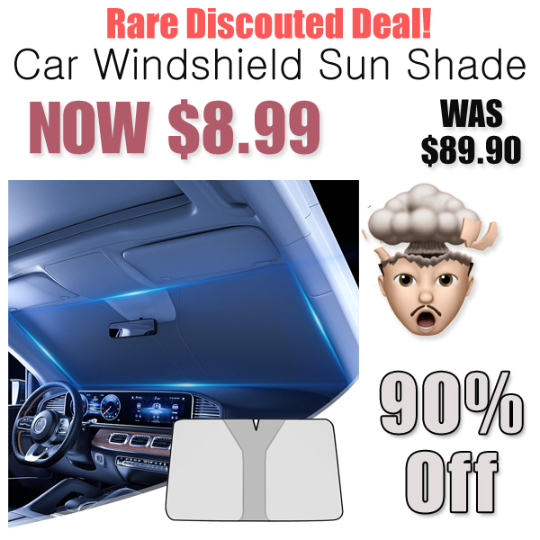 Car Windshield Sun Shade Only $8.99 Shipped on Amazon (Regularly $89.90)