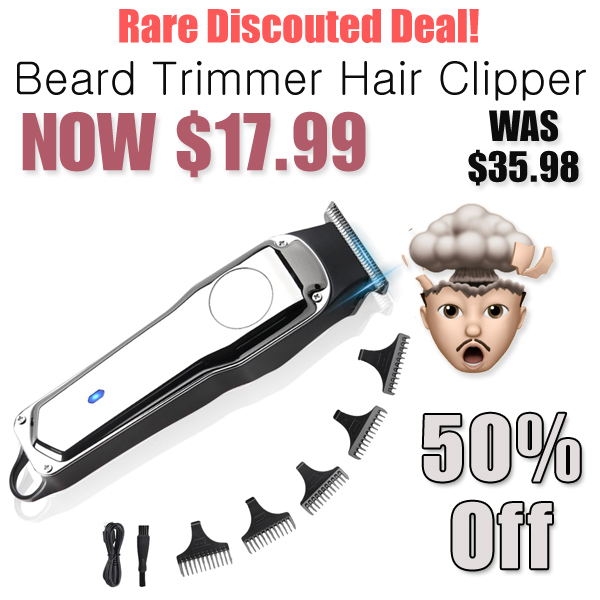 Beard Trimmer Hair Clipper for Men Only $17.99 Shipped on Amazon (Regularly $35.98)