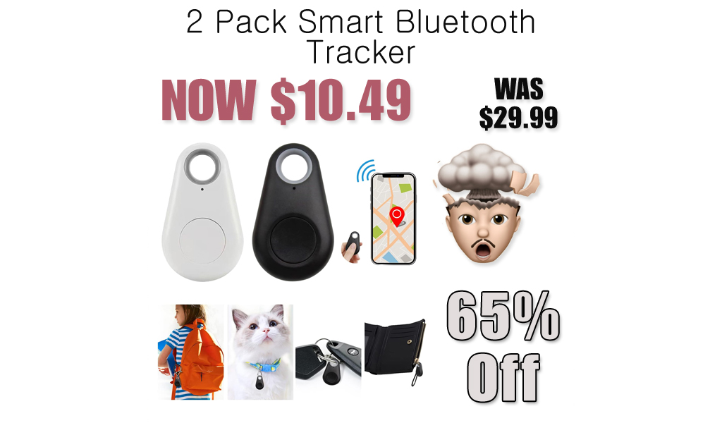 2 Pack Smart Bluetooth Tracker Only $10.49 Shipped on Amazon (Regularly $29.99)