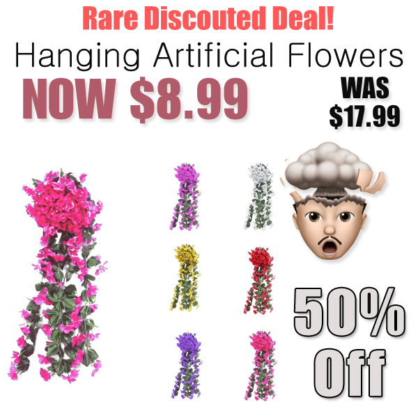 Hanging Artificial Flowers Only $8.99 Shipped on Amazon (Regularly $17.99)