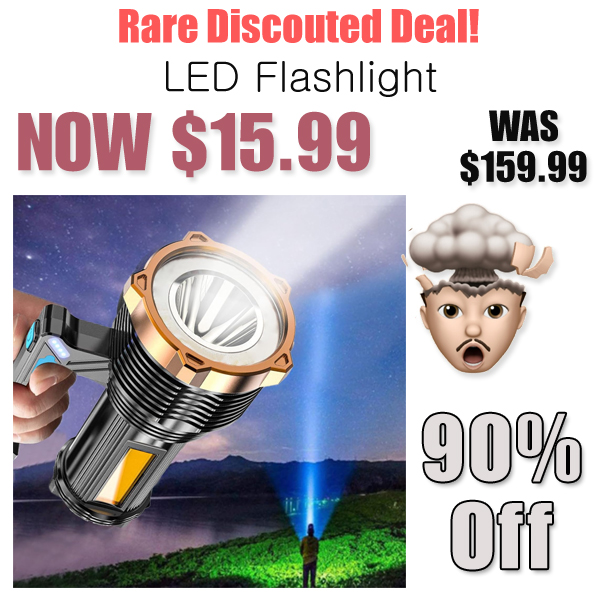LED Flashlight Only $15.99 Shipped on Amazon (Regularly $159.99)