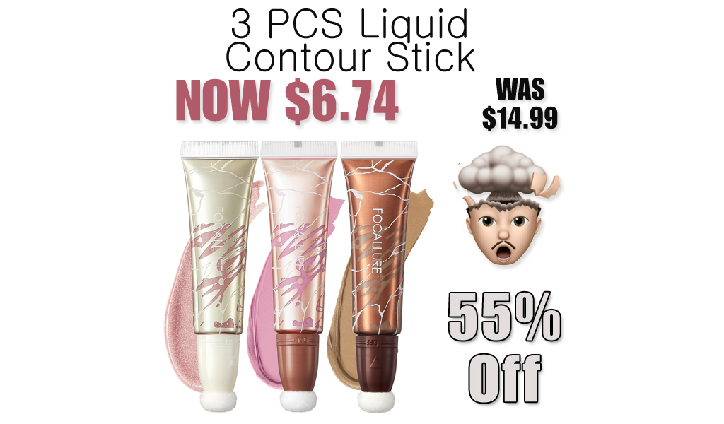 3 PCS Liquid Contour Stick Only $6.74 Shipped on Amazon (Regularly $14.99)