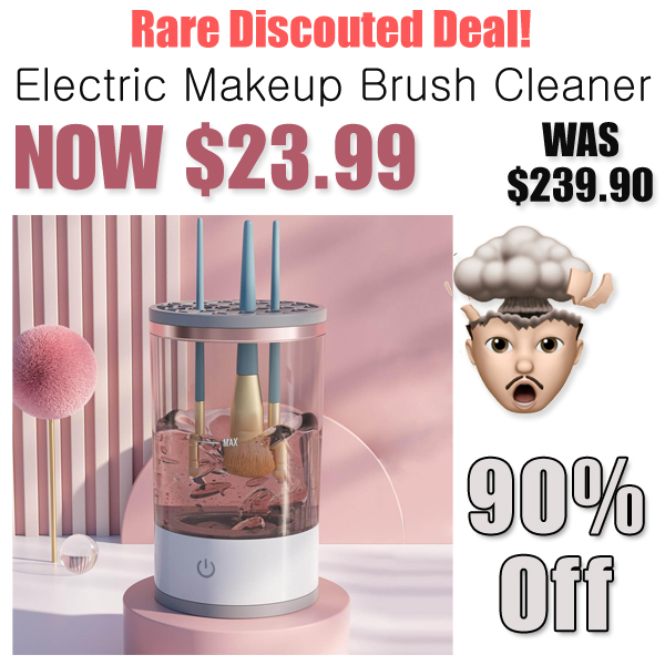 Electric Makeup Brush Cleaner Only $23.99 Shipped on Amazon (Regularly $239.90)