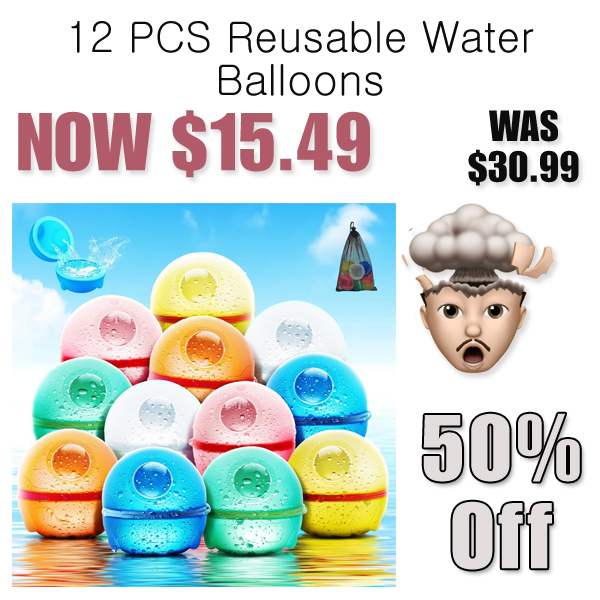 12 PCS Reusable Water Balloons Only $15.49 Shipped on Amazon (Regularly $30.99)