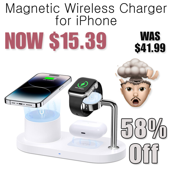 Magnetic Wireless Charger for iPhone Just $15.39 on Amazon (Reg. $41.99)