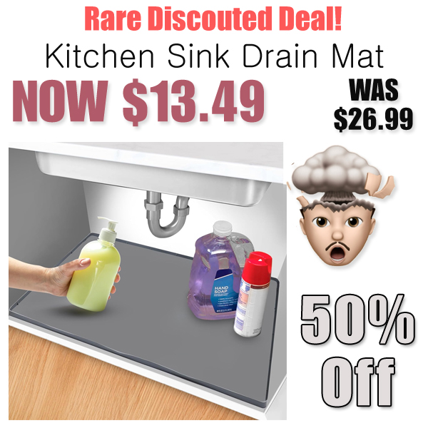 Kitchen Sink Drain Mat Only $13.49 Shipped on Amazon (Regularly $26.99)