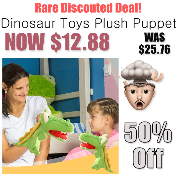 Dinosaur Toys Plush Puppet Only $12.88 Shipped on Amazon (Regularly $25.76)