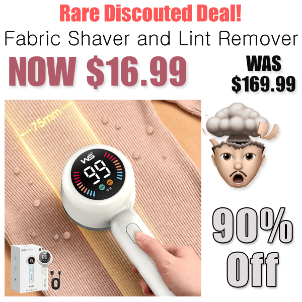 Fabric Shaver and Lint Remover Only $16.99 Shipped on Amazon (Regularly $169.99)