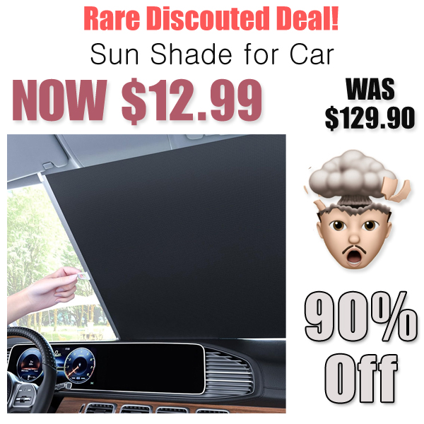 Sun Shade for Car Only $12.99 Shipped on Amazon (Regularly $129.90)