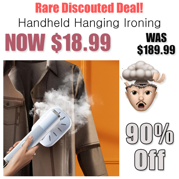 Handheld Hanging Ironing Only $18.99 Shipped on Amazon (Regularly $189.99)