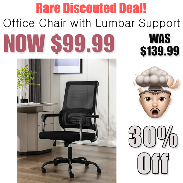 Office Chair with Lumbar Support Only $99.99 Shipped on Amazon (Regularly $139.99)