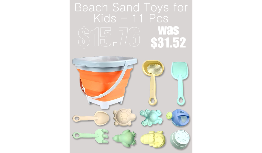 Beach Sand Toys for Kids - 11 Pcs Only $15.76 Shipped on Amazon (Regularly $31.52)