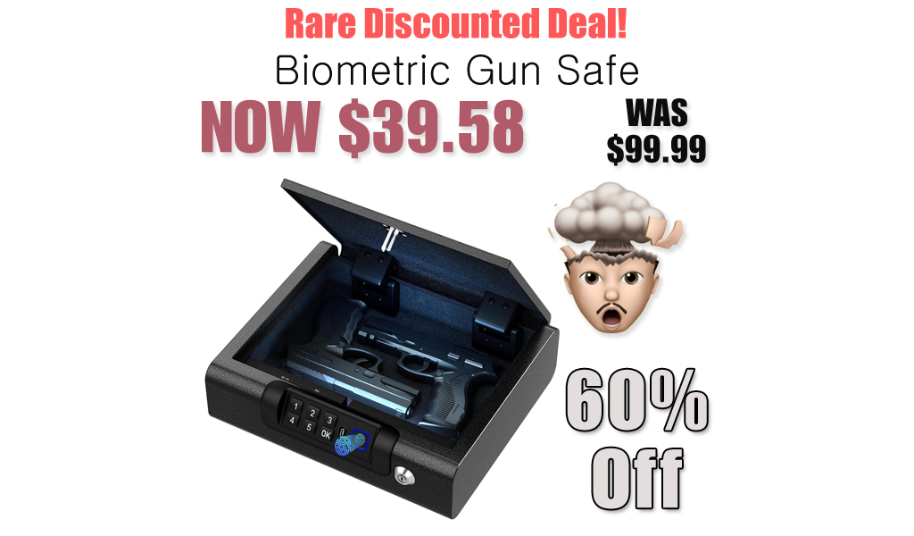 Biometric Gun Safe Only $39.58 Shipped on Amazon (Regularly $99.98)